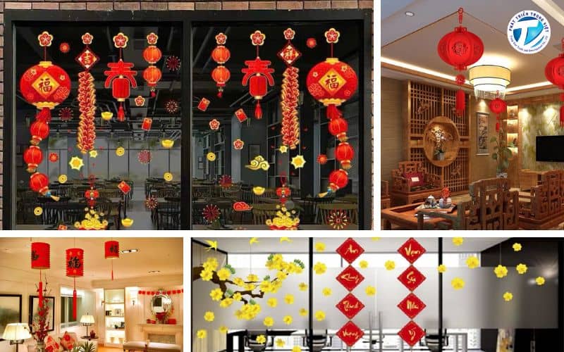 Hình ảnh các kiểu trang trí tết trend Tiktok 1